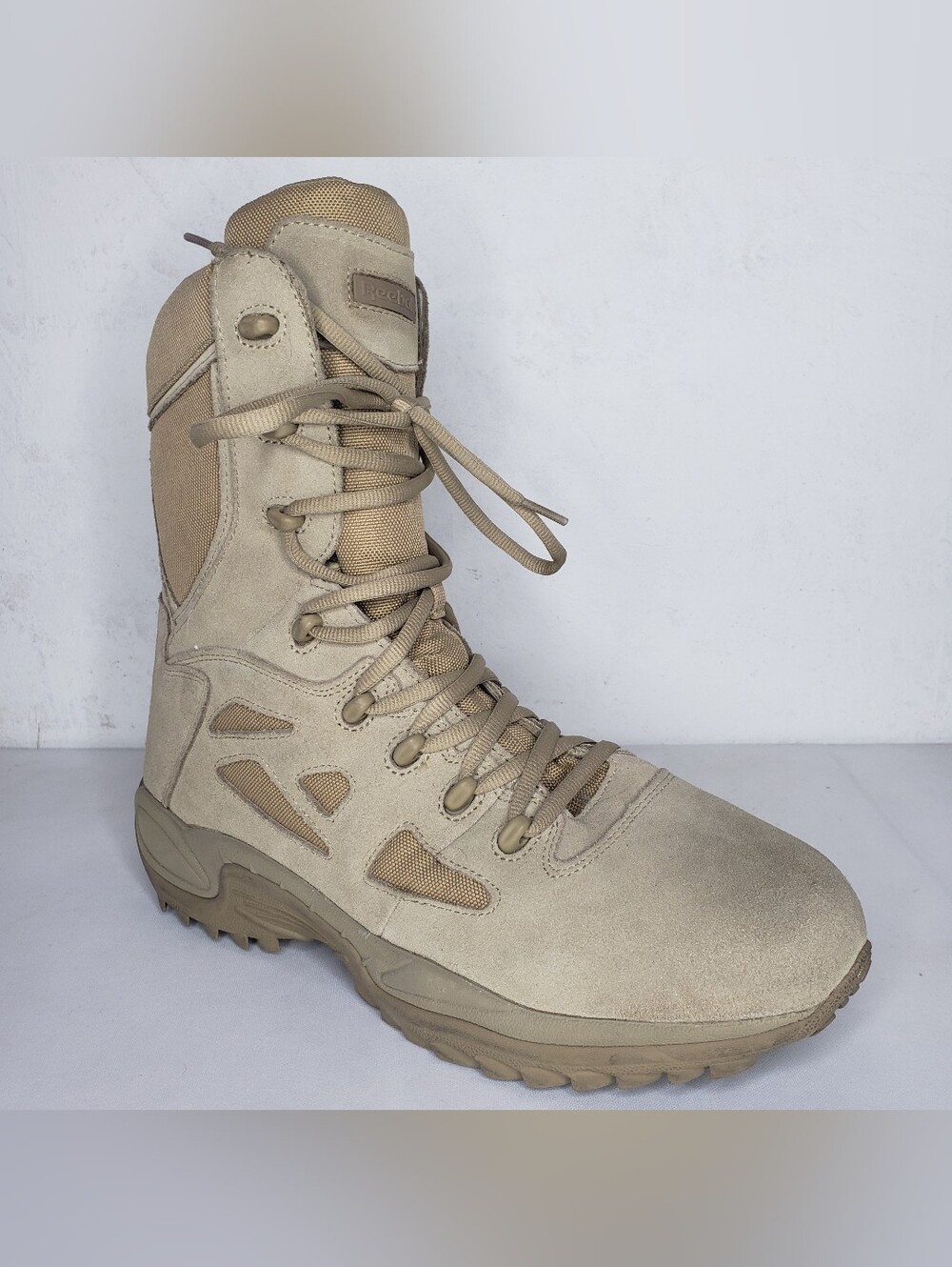 Reebok ONE RIGHT BOOT ONLY Men's Hi Tactical Boot Tan REPLACEMENT  Size 13 Wide